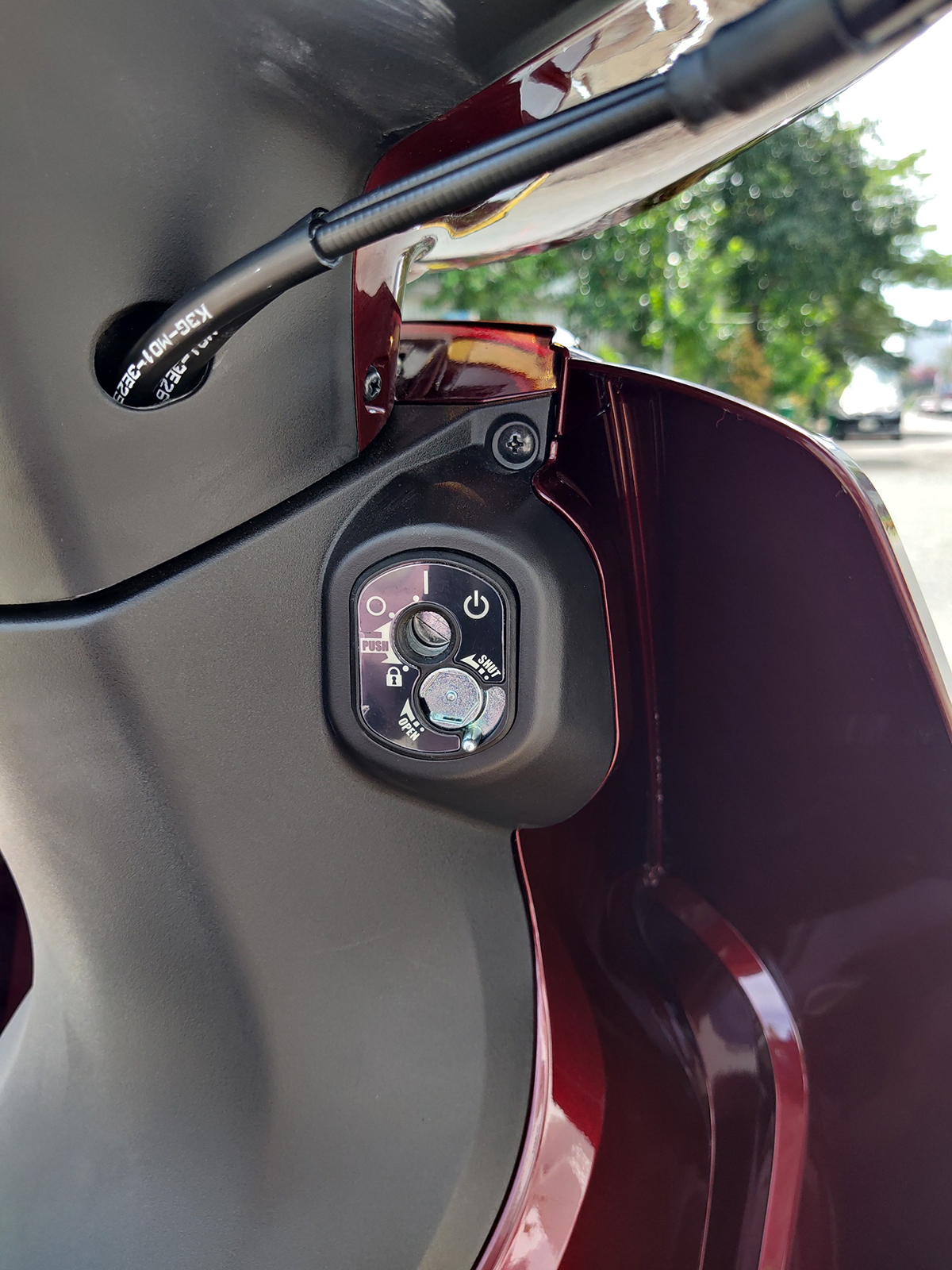 Ổ khóa Honda Dream 125 NCX 2024 màu đỏ Ổ khóa Honda Dream 125 NCX 2024 màu đỏ